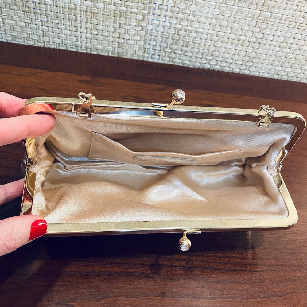 🌟HP🌟NWOT Gold Sequin Handbag/Clutch by Aldo - Picture 4 of 12